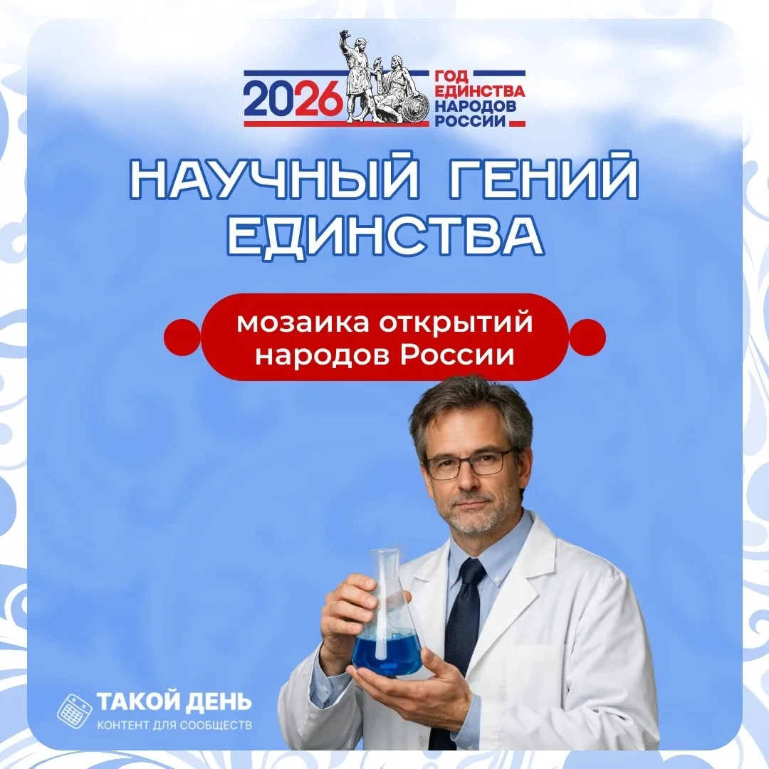 «Научный гений единства» к Году единства народов России