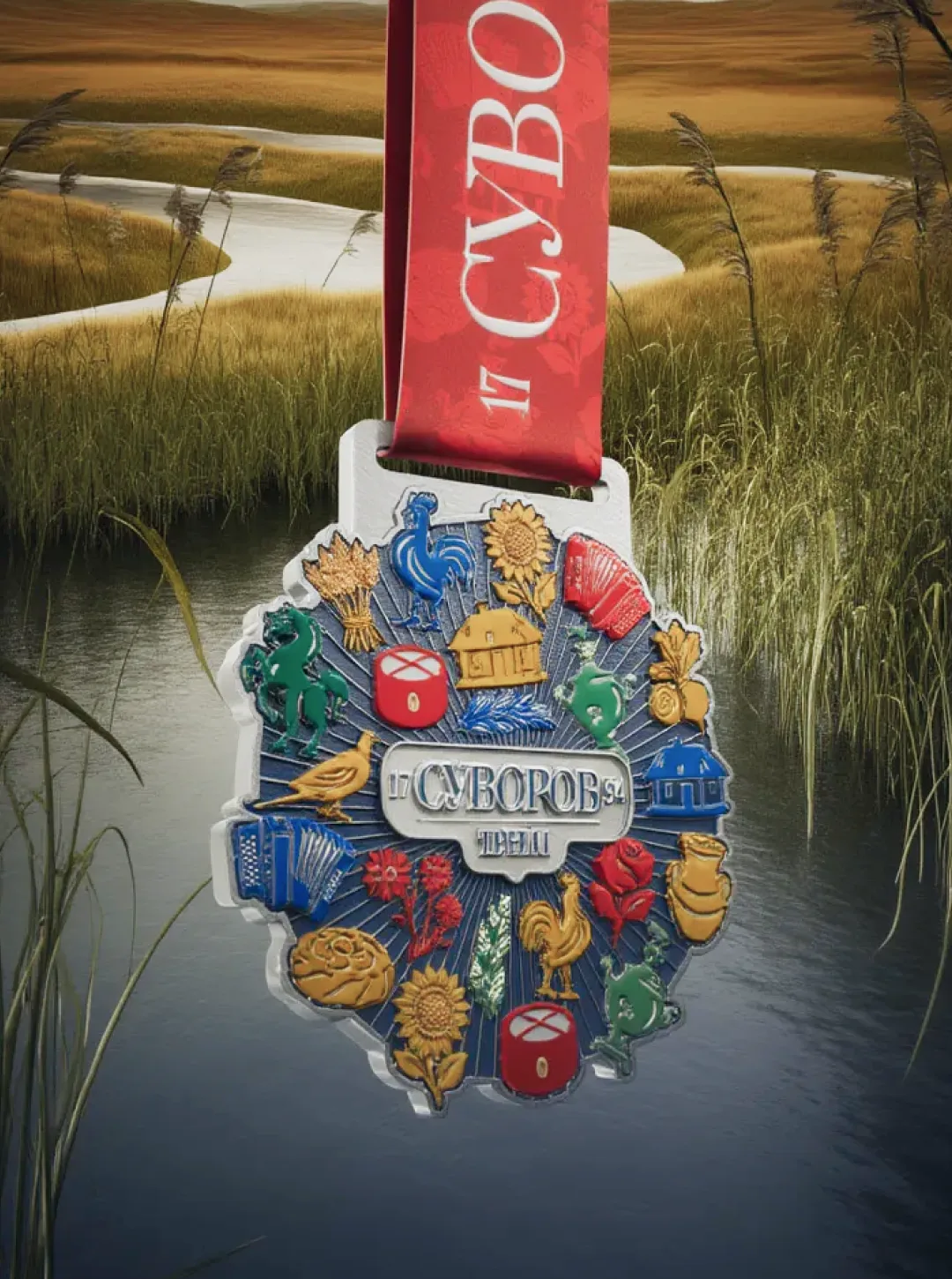 Медаль Суворов Трейл для коротких дистанций 🏅