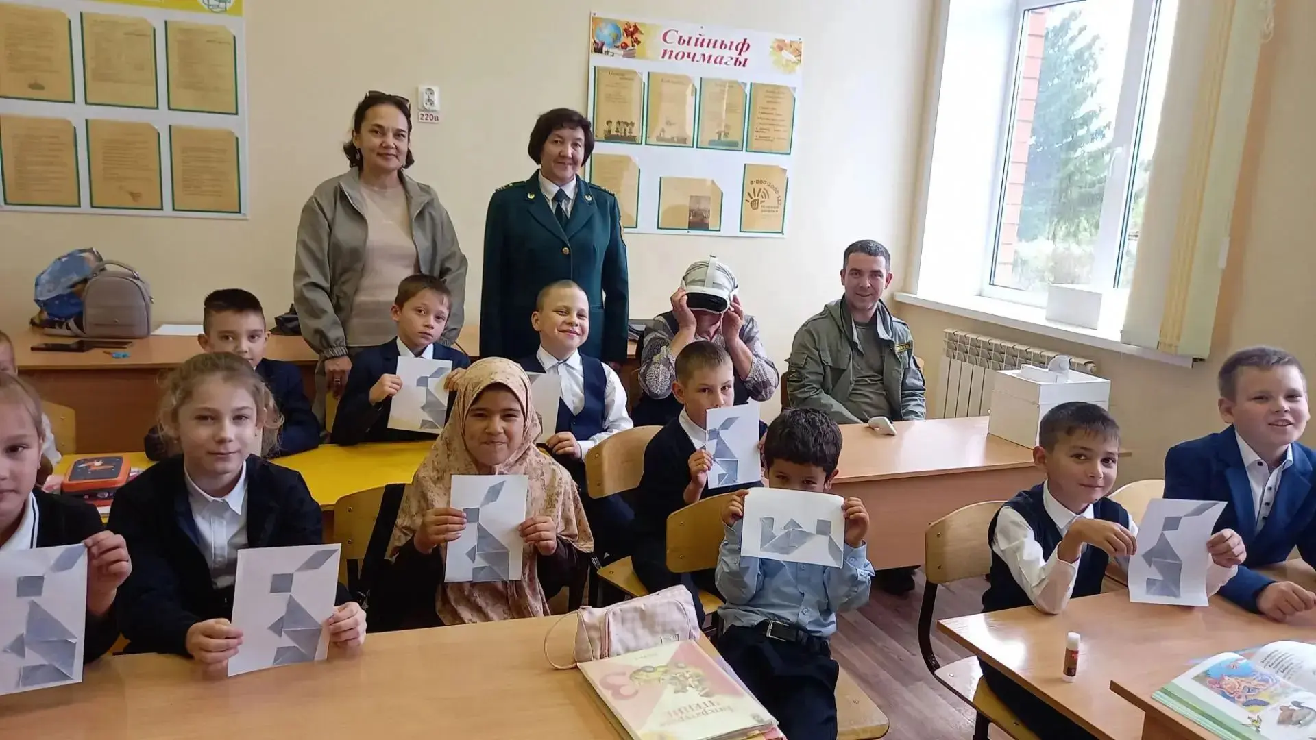 🐇🐕🐦‍⬛ В Большетюлязинской начальной школе Тюлячинского района  специалисты заказника...