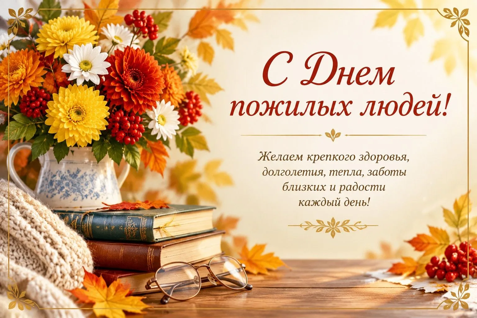 1 октября отмечается День пожилого человека.