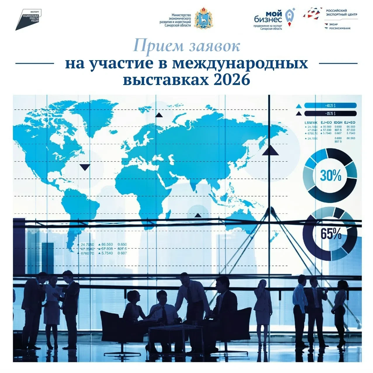 🌍 Центр поддержки экспорта Самарской области продолжает формировать перечень международных выставок