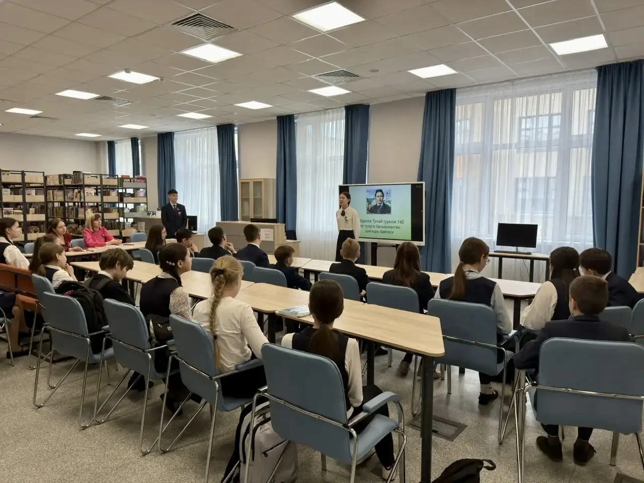📚 В многопрофильной школе №39 почтили память великого поэта  С 20 по 30 апреля в нашей школе прошла 