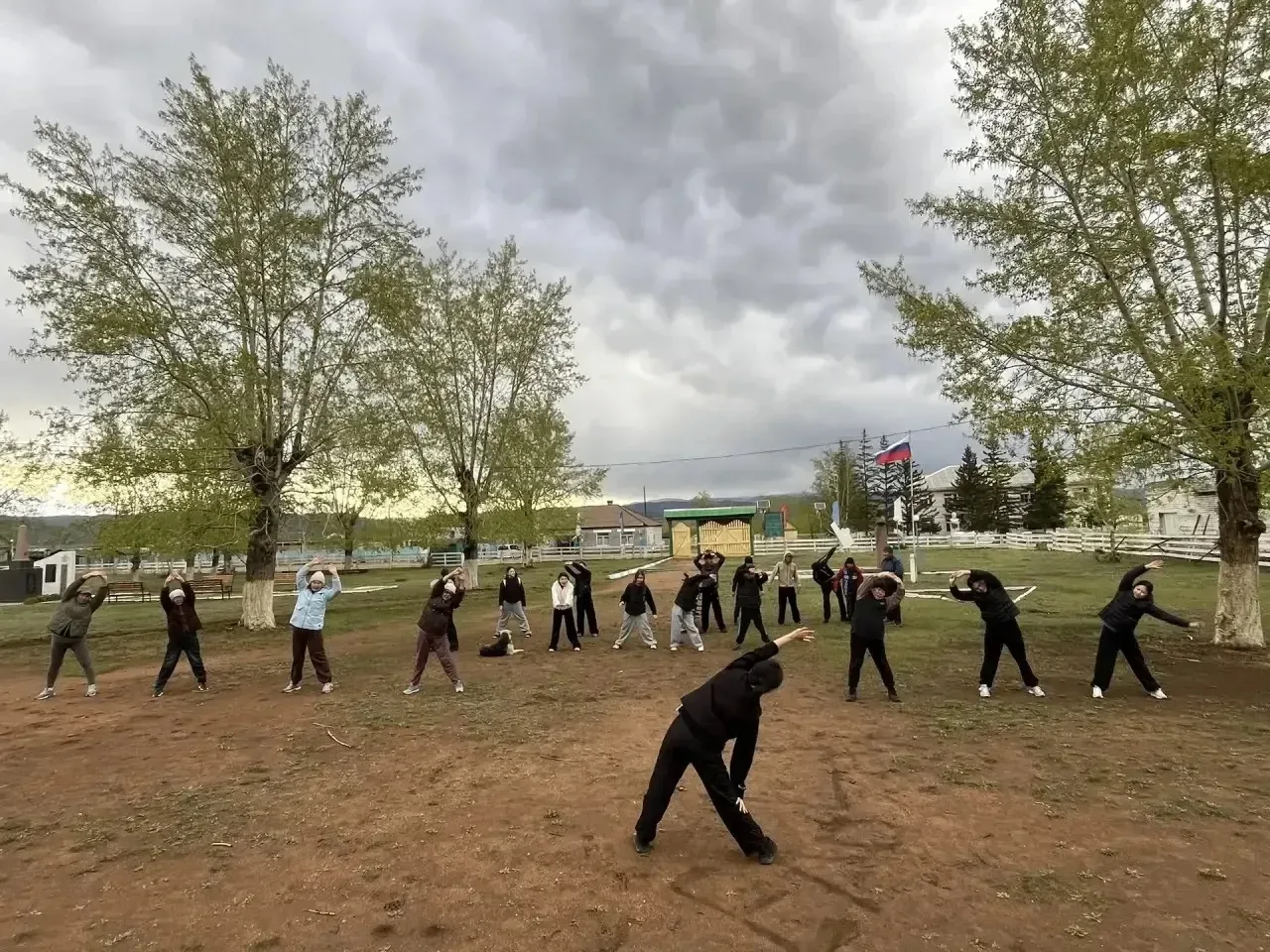 🕺 Каждое утро в Харгане начинается одинаково. Это уже обычай
