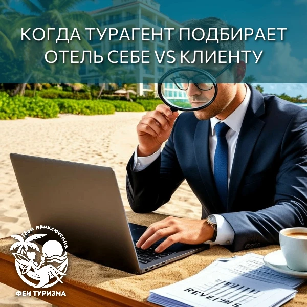 Когда турагент подбирает отель себе VS клиенту 🤪