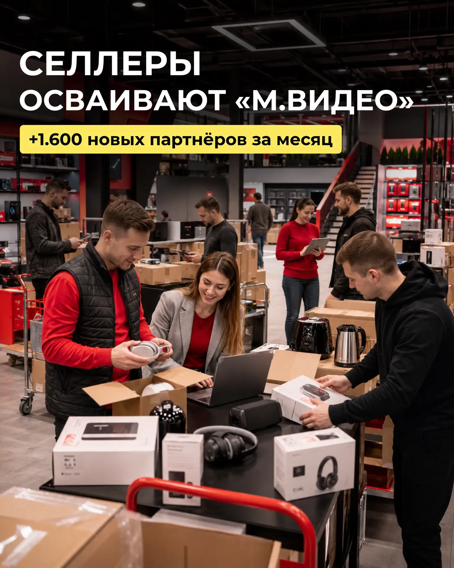 «М.Видео» выходит в активную игру♟️