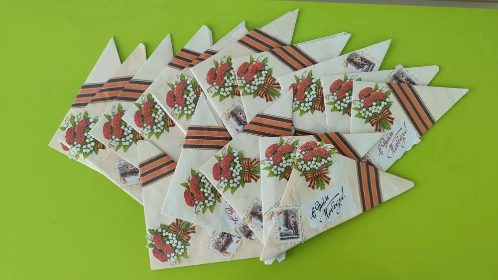 📮 В рамках проекта посвещённого празднику 9 мая  День Победы дети средней группы сдела...