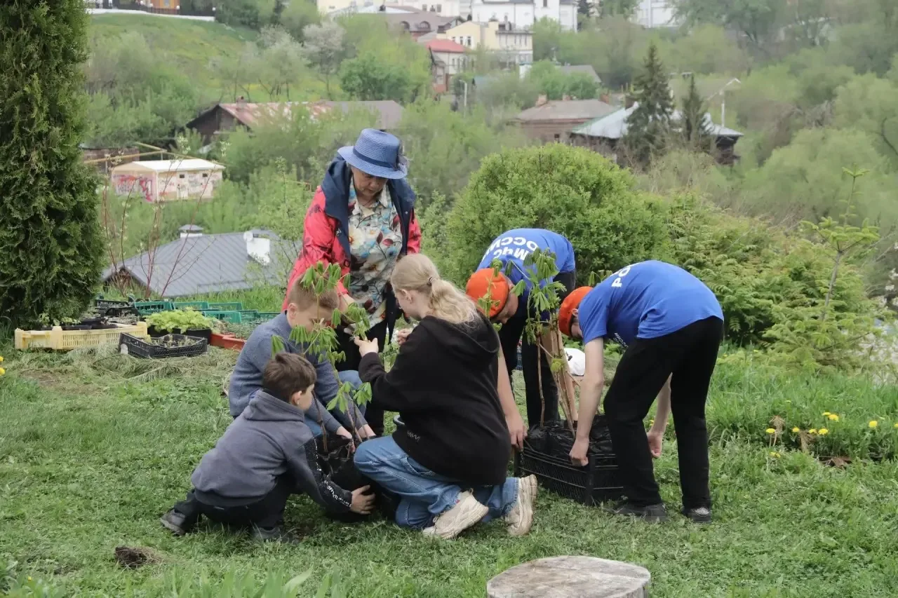 🍒 Возрождение "Владимирской вишни" в Патриаршем саду!   На станции юннатов «Патриарший сад» прошло б