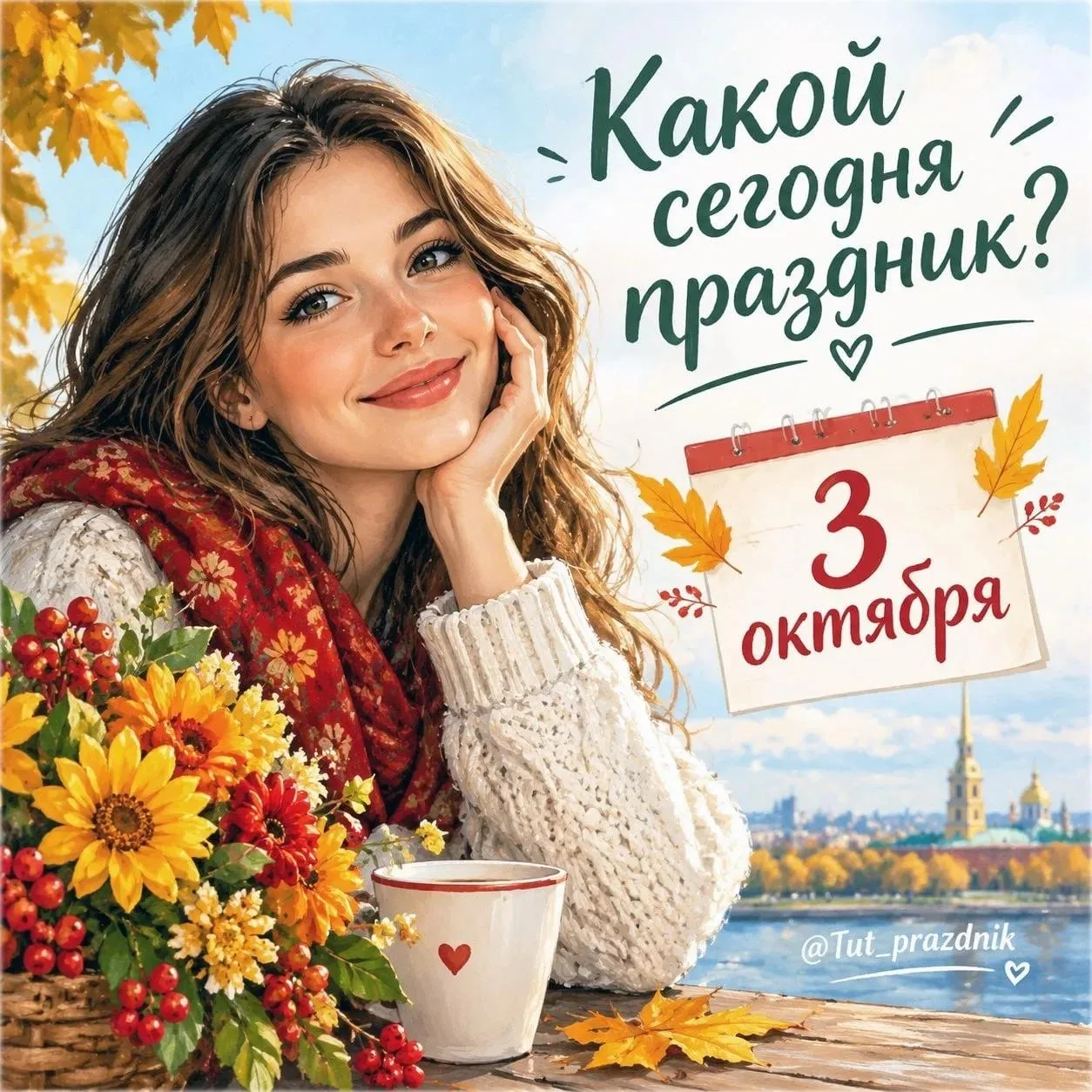 🗓 3 октября – отмечается 18 праздников.
