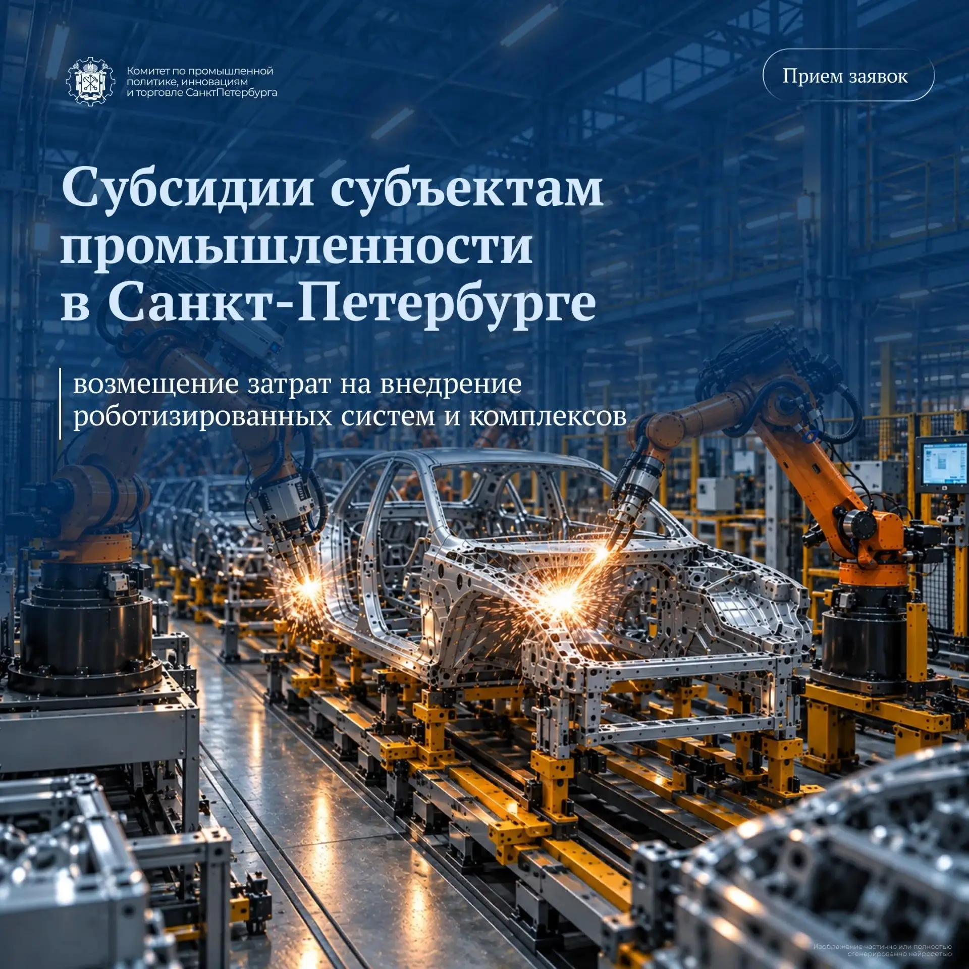 С 1 октября 2026 года промышленные предприятия Санкт-Петербурга смогут подать заявки на...