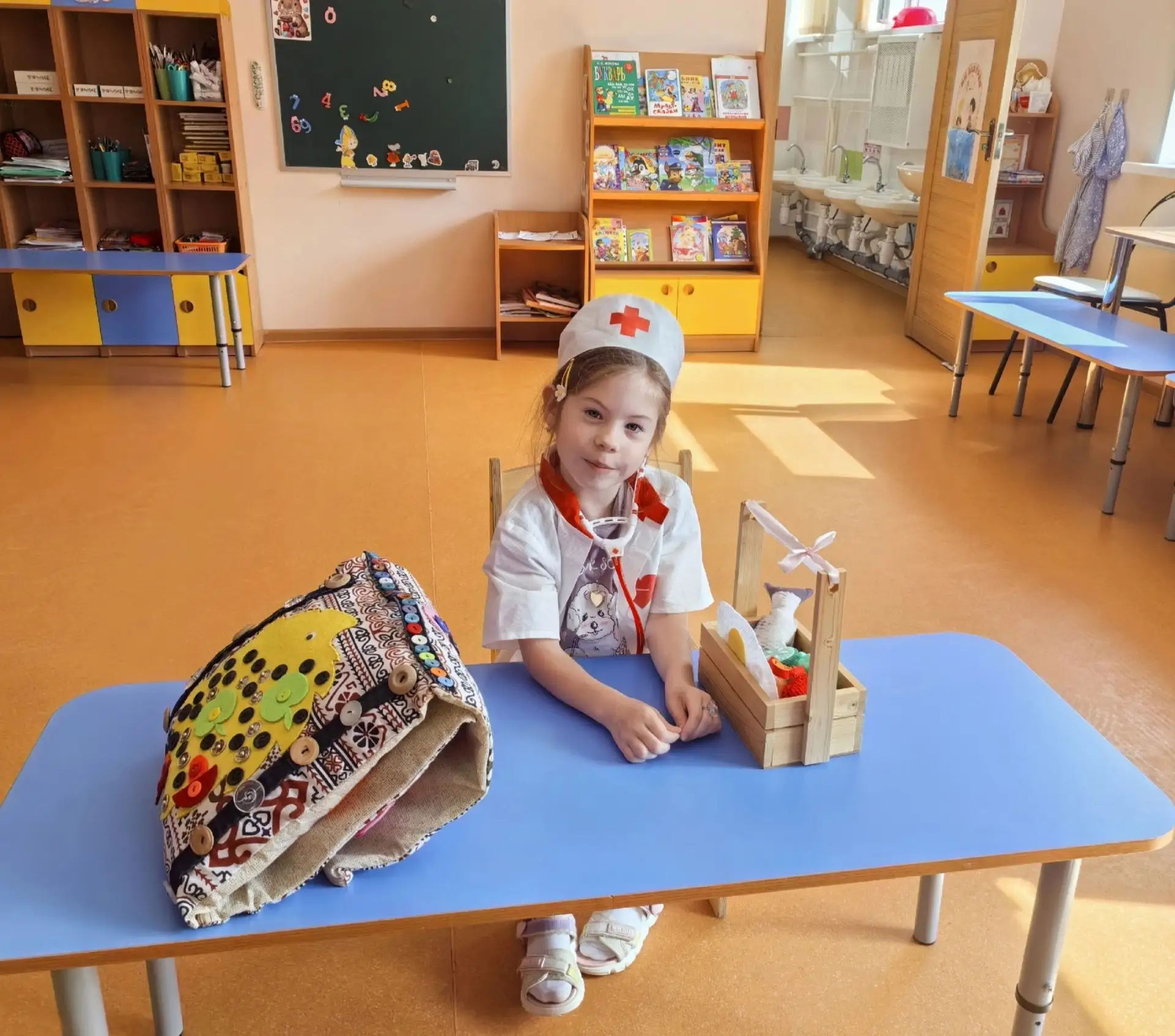 В группе 17 " Радуга " с успехом проходила неделя здоровья, а это значит, что к нам в гости приходил
