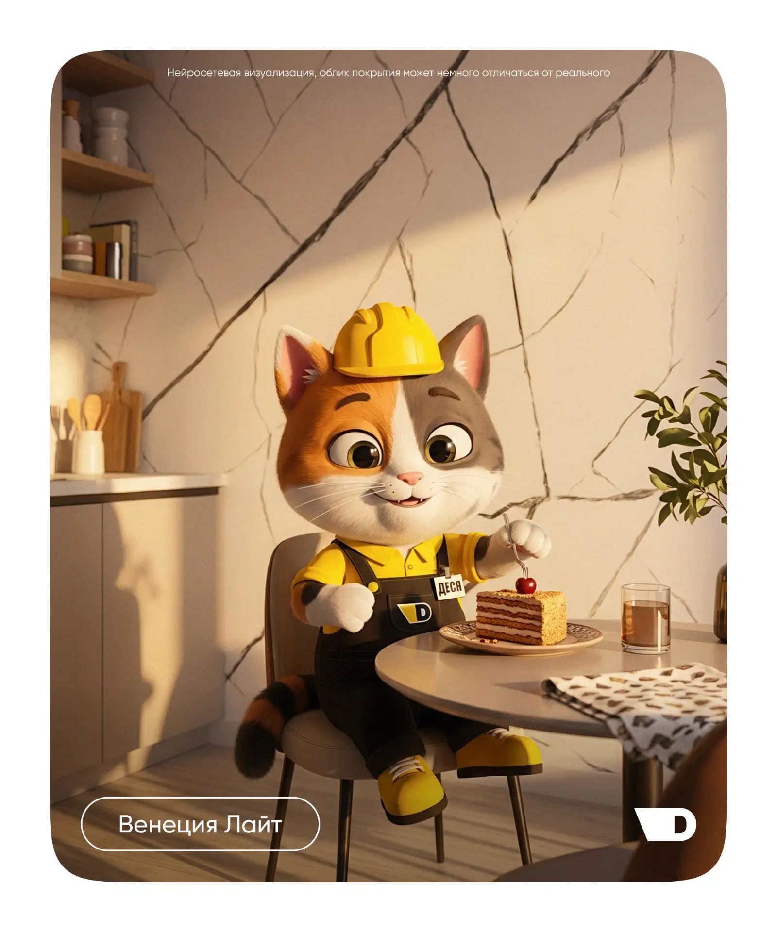 Милейшая Деся оценила интерьеры с использованием покрытий DESSA DECOR 💕