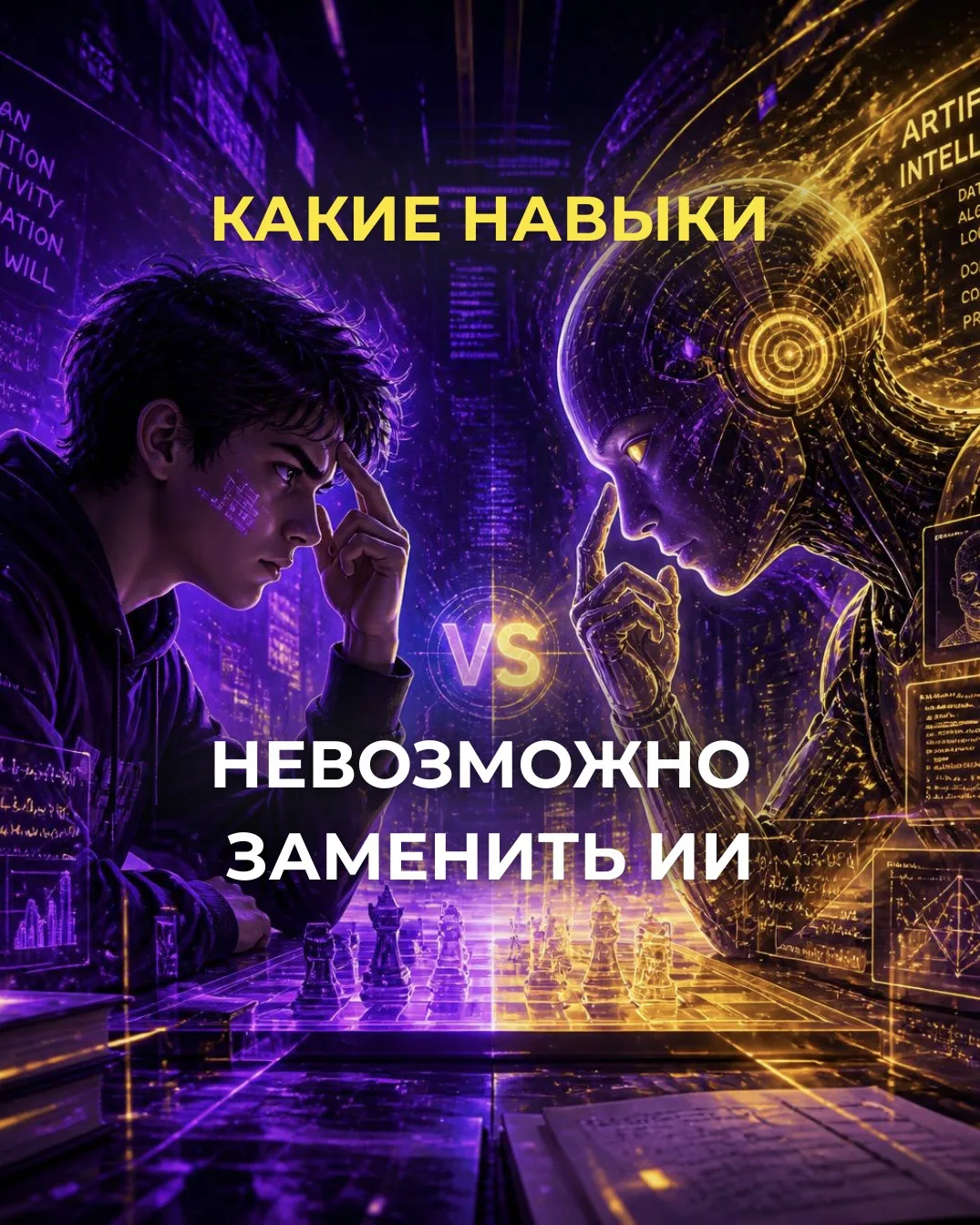 🤖 Какие навыки невозможно заменить искусственным интеллектом? 🤖
