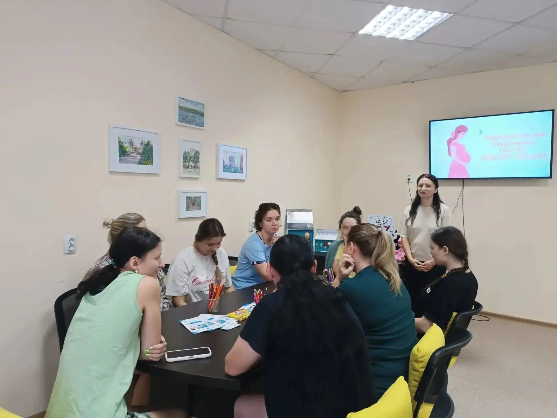 В нашей больнице прошло очередное уютное мероприятие для беременных.