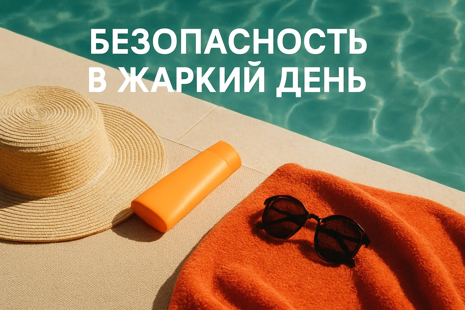 ☀️ Безопасность в жаркий день: простые правила, защищающие здоровье