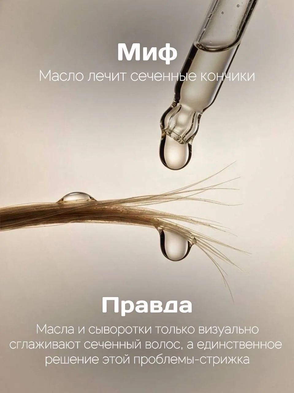 Мифы о волосах, в которые всё ещё верят (а зря)  Собрали 4 популярных мифа — и коротко объясняем, ка