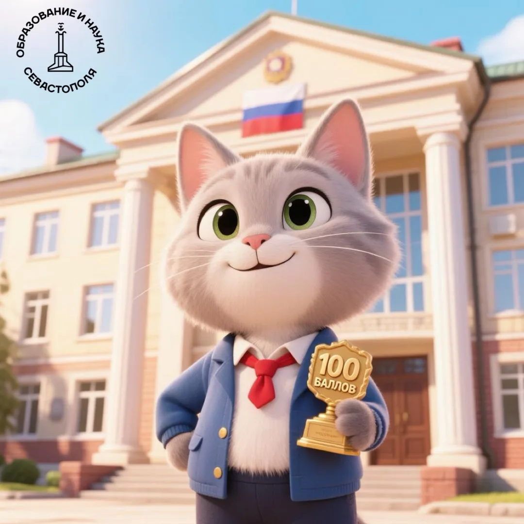 ⭐️Отличные знания заслуживают высокой оценки 

В Севастополе действует мера поощрения стобалльников 