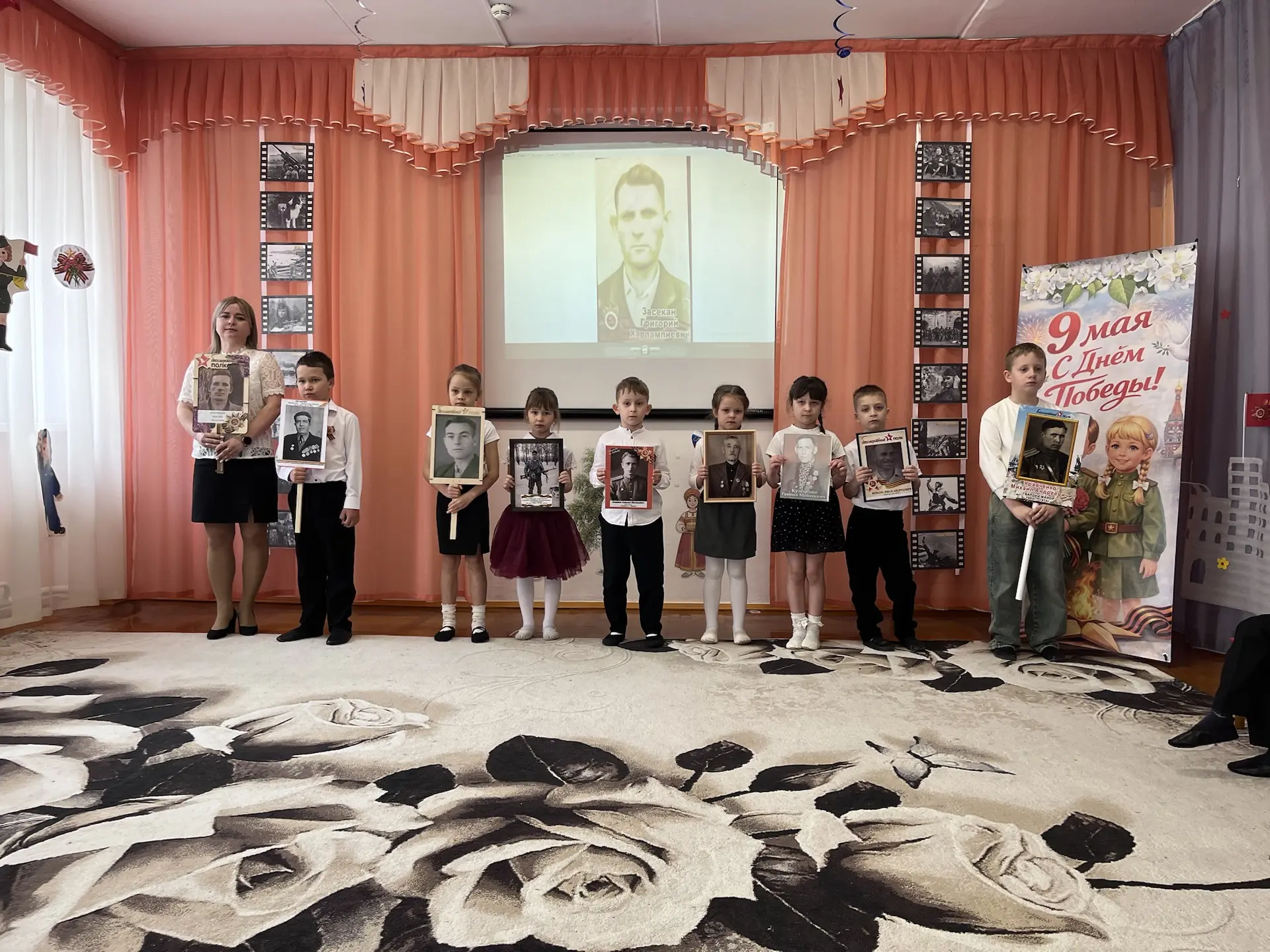 Память в сердце: «Бессмертный полк» в нашем детском саду.🕯️