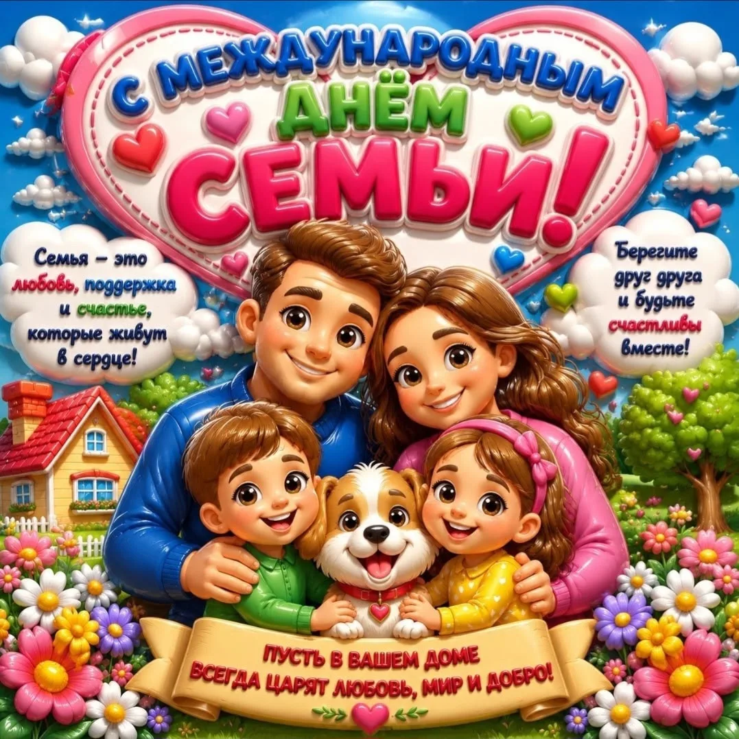 💫 Семья — это главное в жизни каждого. 💫

Уважаемые родители и дорогие коллеги! Поздравляем вас с 