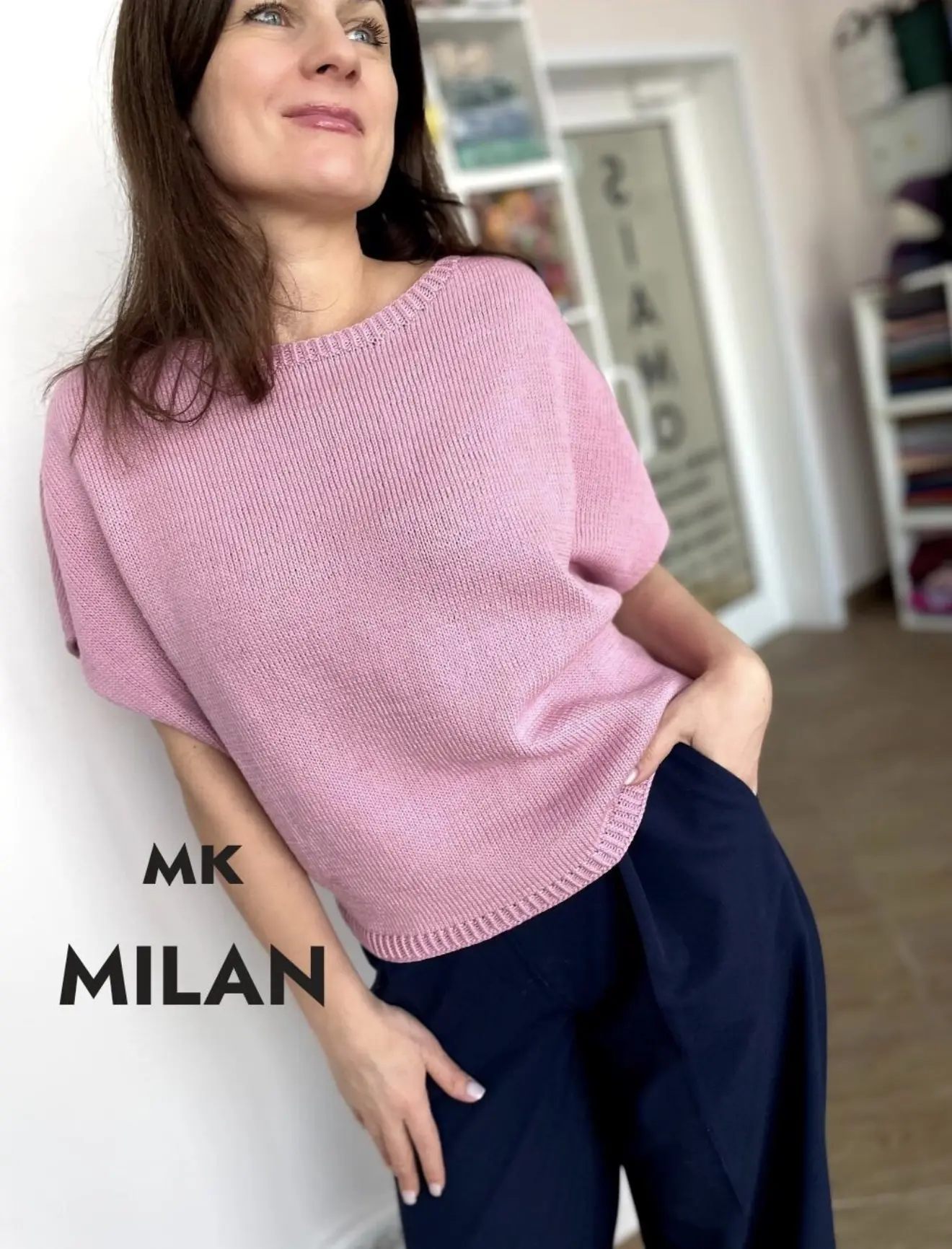 Топ МИЛАН - одна из самых популярных и любимых наших моделей 🥰 
Многие вяжут его несколько раз из р