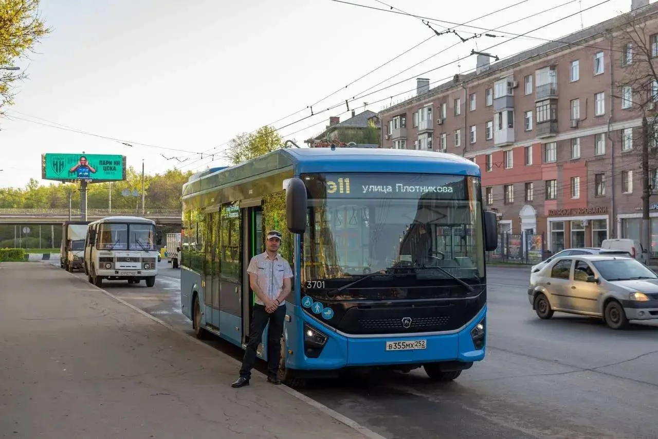 🚗 Новый электробус ПАЗ «e-Citymax 9» запустили на маршрут Э-11  В Нижнем Новгороде на линию вышла по