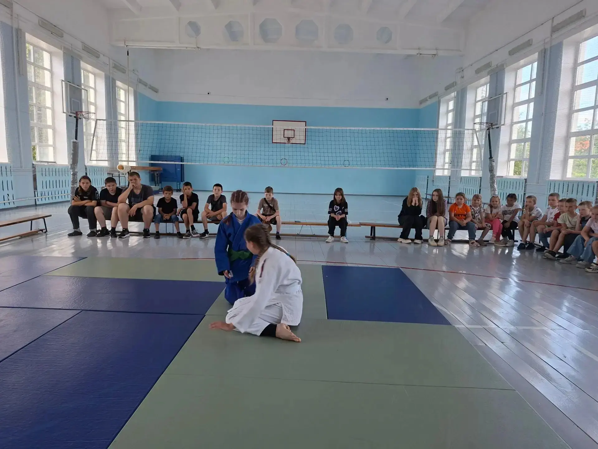 🤼‍♂️🌞Сегодня в пришкольном лагере «Солнышко» состоялось яркое и полезное событие — показательные у