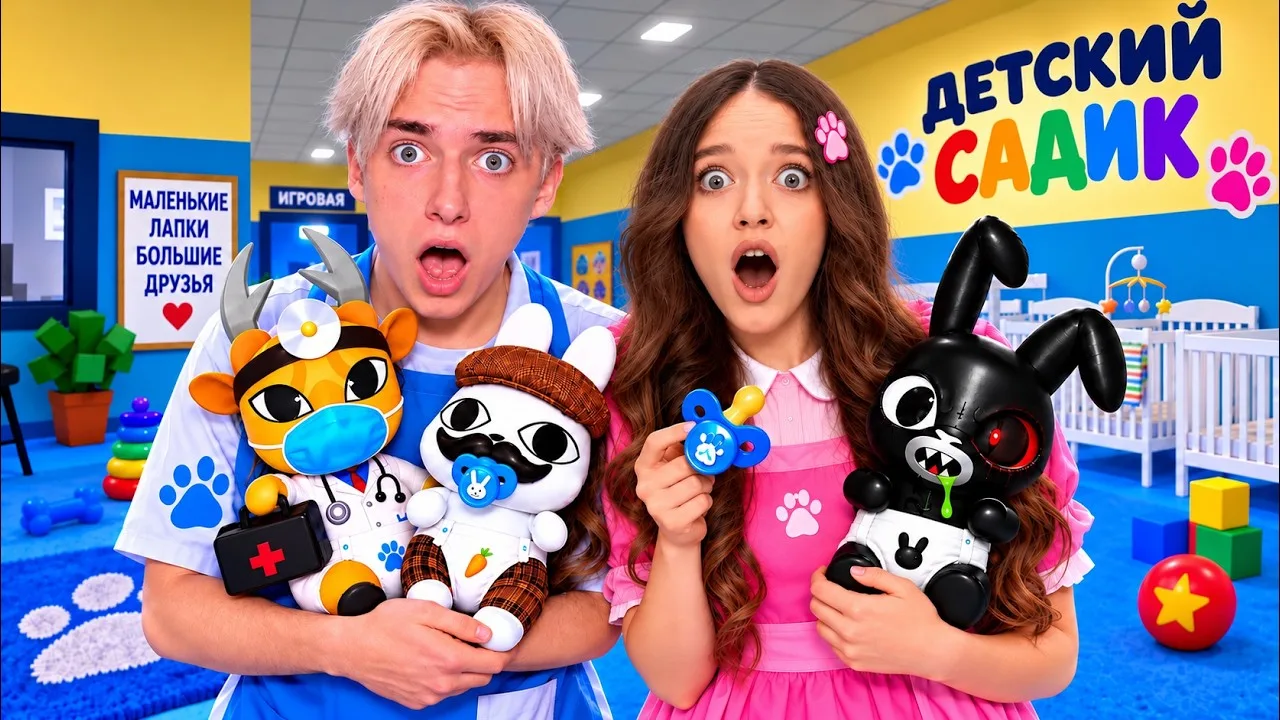 МЫ СТАЛИ НЯНЬКАМИ В ДЕТСКОМ САДУ ДЛЯ ЖИВОТНЫХ В РОБЛОКС!😱
