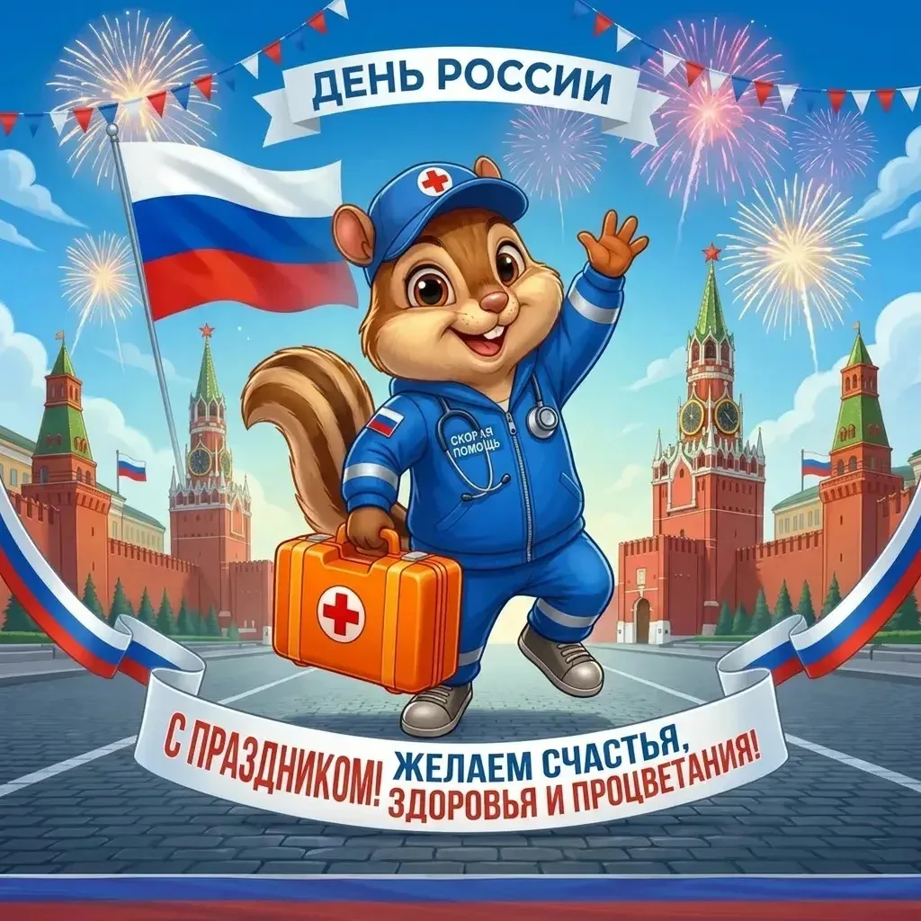С Днём России!
В этот особенный день хочется всем  крепкого здоровья,счастья и
благополучия !

Дорог
