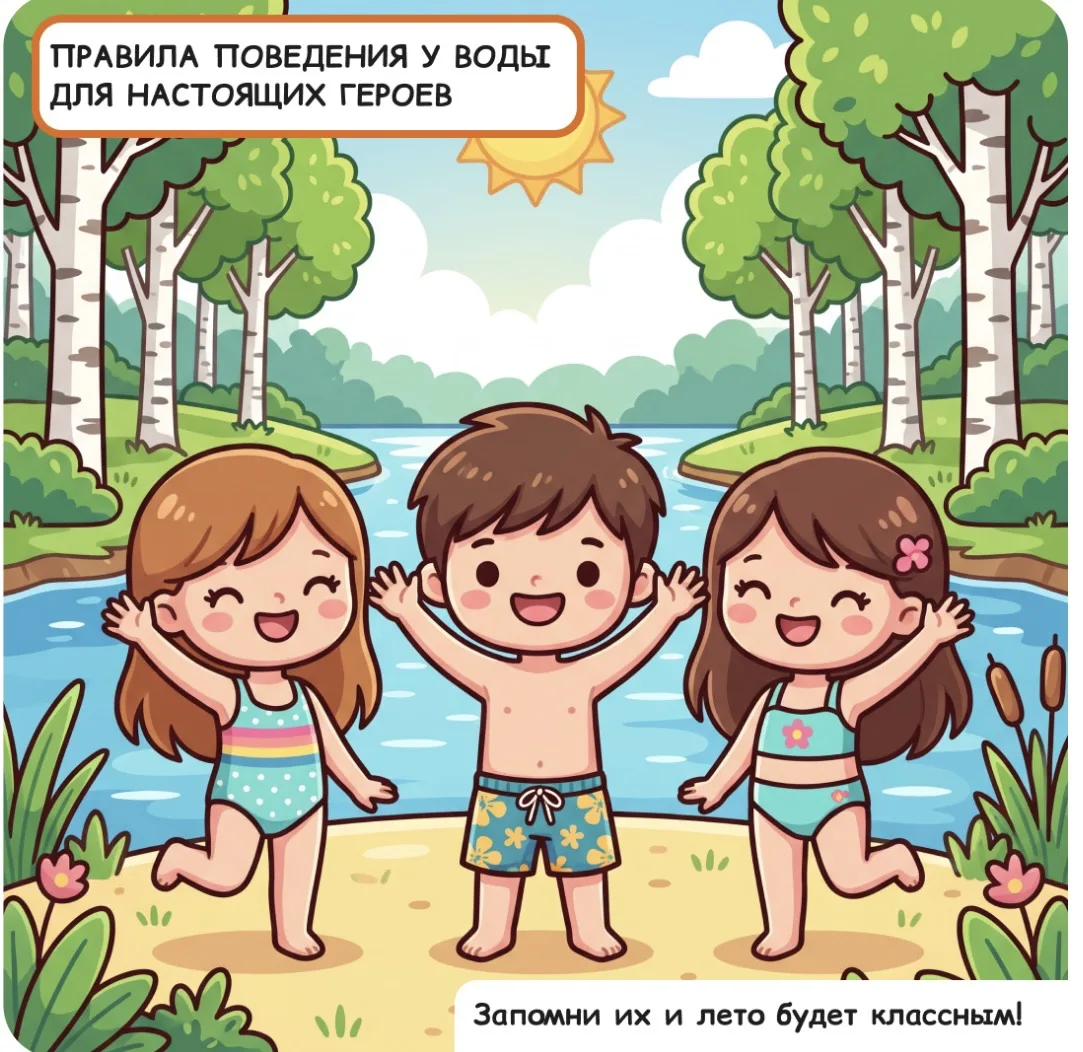 Лето – время игр, но вода не прощает ошибок. Чтобы каникулы запомнились только радостью, мы сделали 