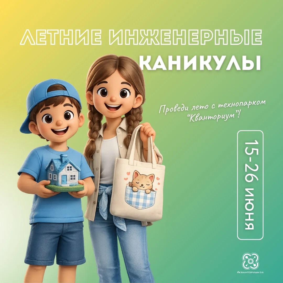 🌿 Открыта запись на летние «Инженерные каникулы»!