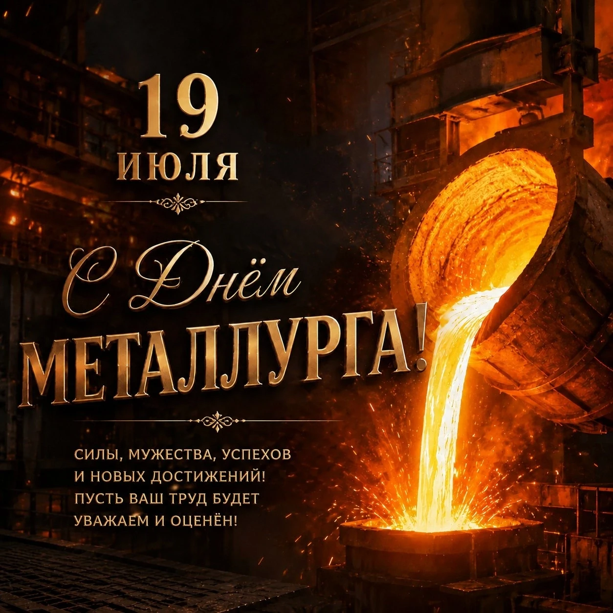 Металлургия — это про силу и будущее! ⚒

Сегодня, 19 июля, в России отмечают День металлурга. И для 