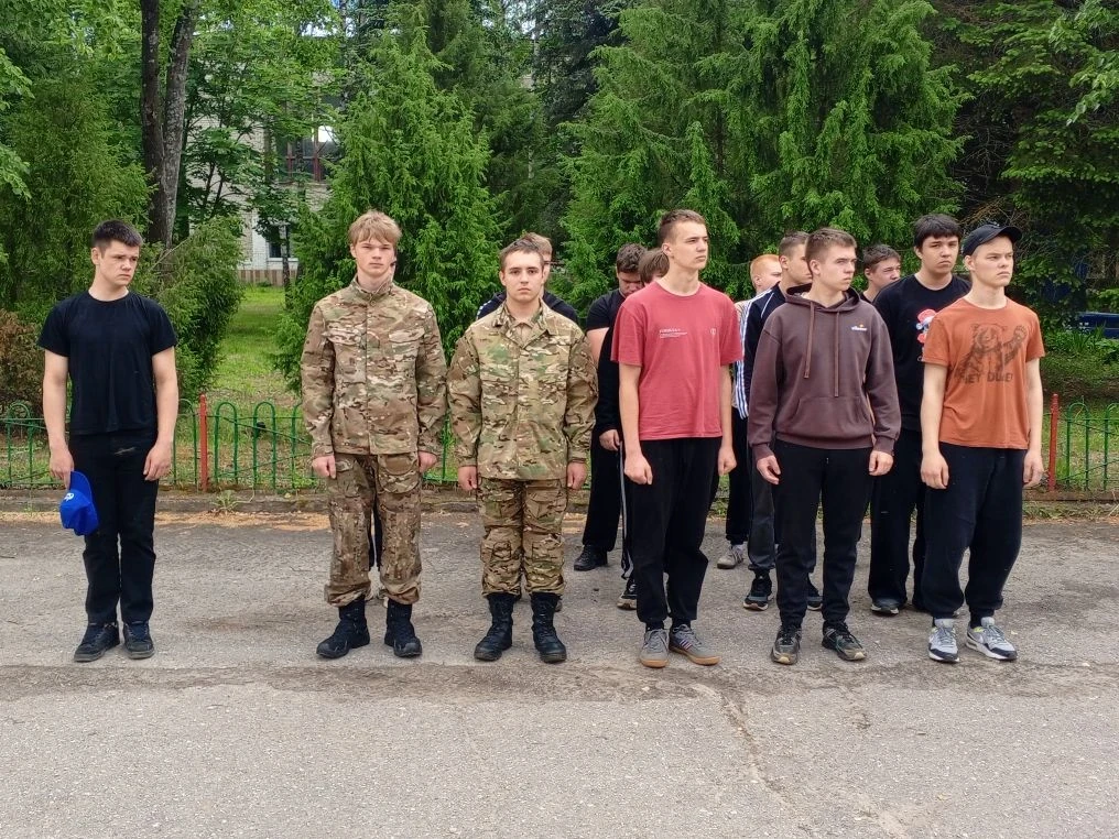💪Наши старшеклассники на учебных сборах!