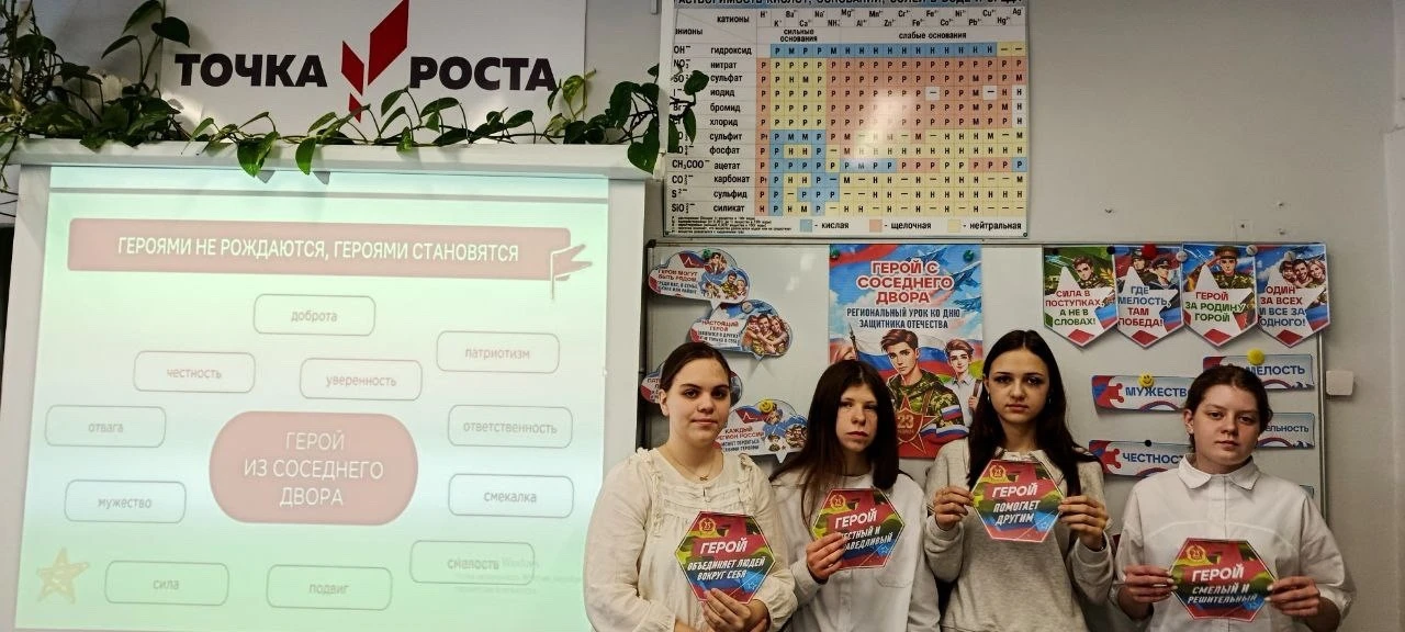 🗣️Вчера 16 февраля состоялся очередной урок "Разговоры о важном", на тему: «Герой из с...