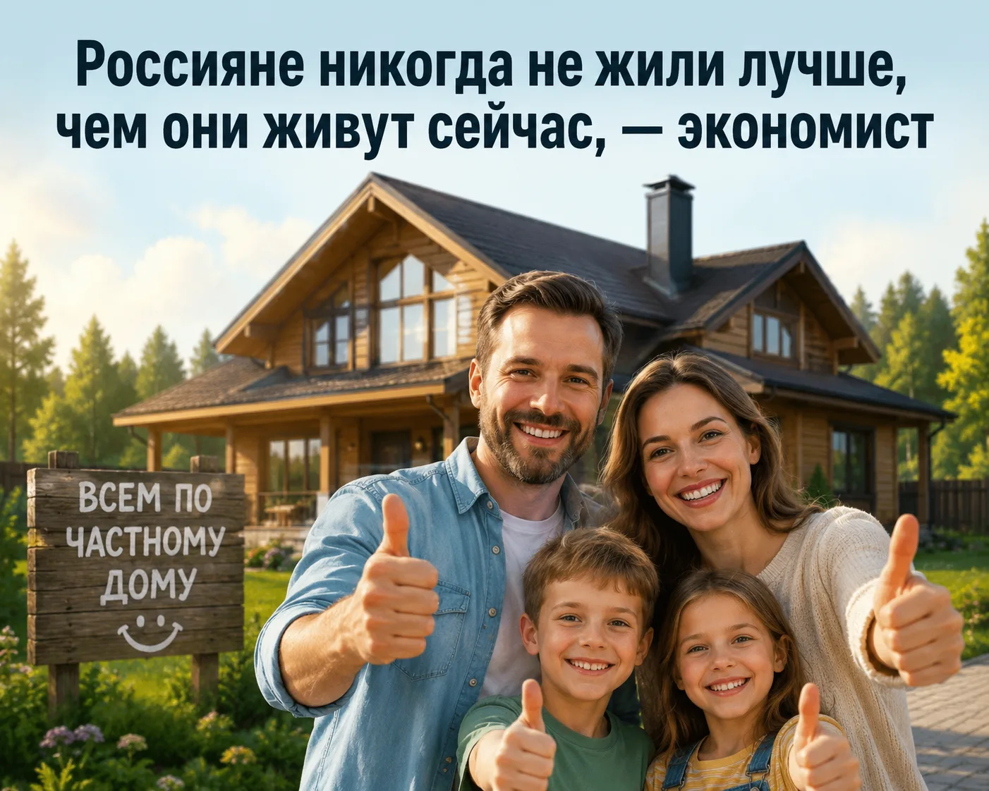 👉Россияне никогда не жили лучше, чем они живут сейчас, — экономист