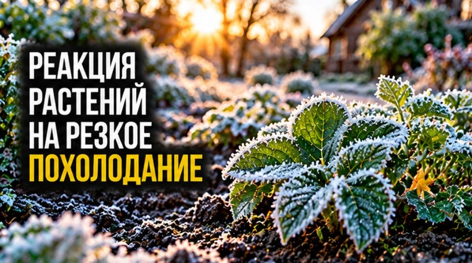 Реакция растений на резкое похолодание