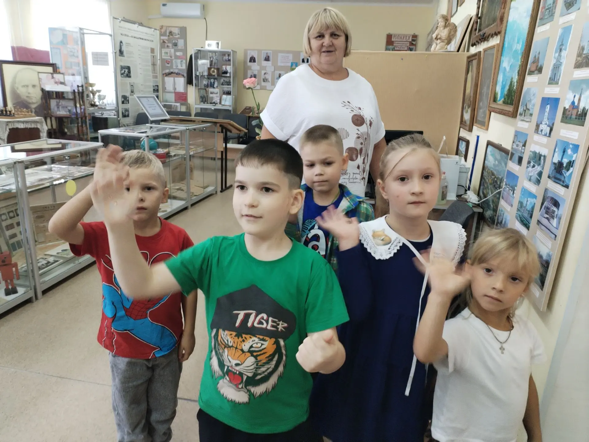 🏛️ Сегодня первое знакомство с музеем состоялось у воспитаннников группы ГКП Токарёвск...
