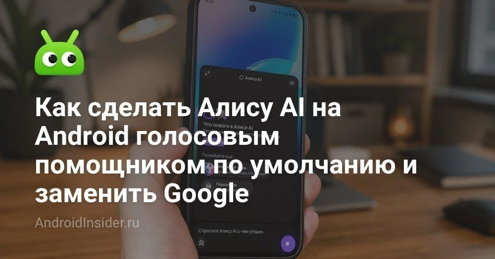 Как сделать Алису AI ассистентом по умолчанию на Android и что она тогда умеет