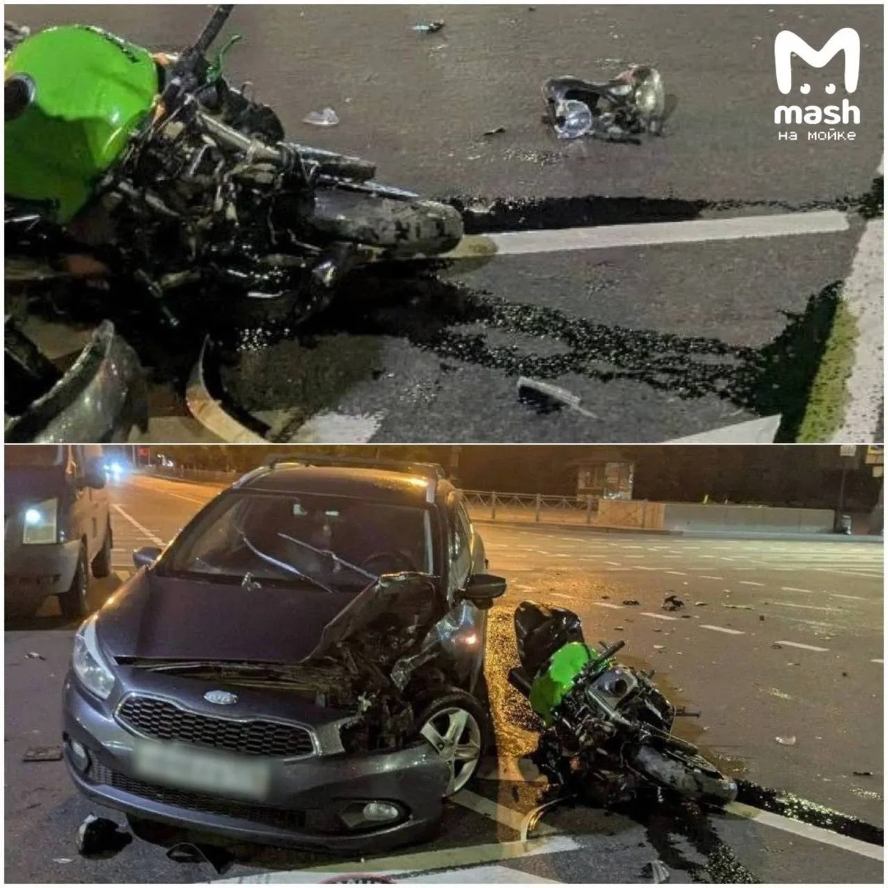 19-летний байкер погиб в ДТП на Московском проспекте.