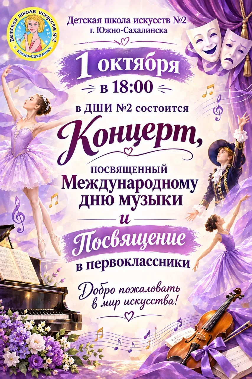 🎶 Приглашаем на праздничный концерт в ДШИ №2!