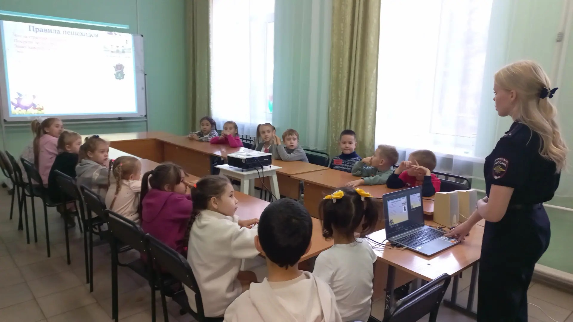 🚔 Сотрудники Госавтоинспекции в рамках профилактики детского дорожно-транспортного тра...