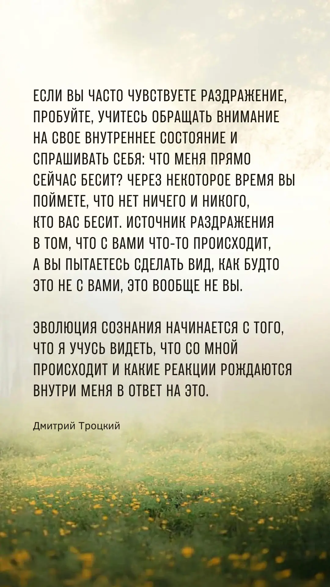 Если вы часто чувствуете раздражение, пробуйте, учитесь обращать внимание на свое внутреннее состоян