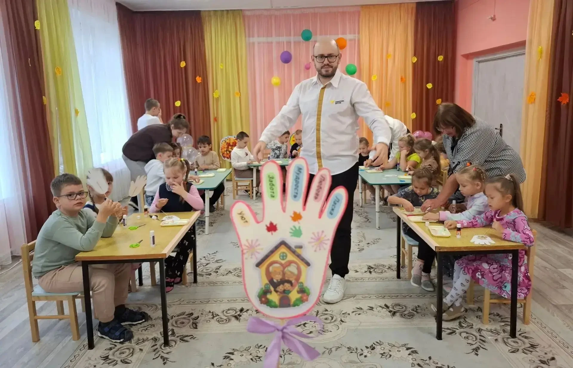В "ЦРР-детский сад № 2⃣1⃣2⃣" состоялось торжественное посвящение в «Орлята-дошколята» р...