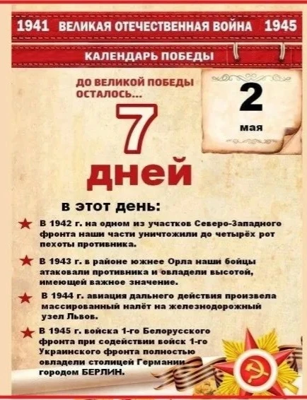 Календарь памяти: 2 мая