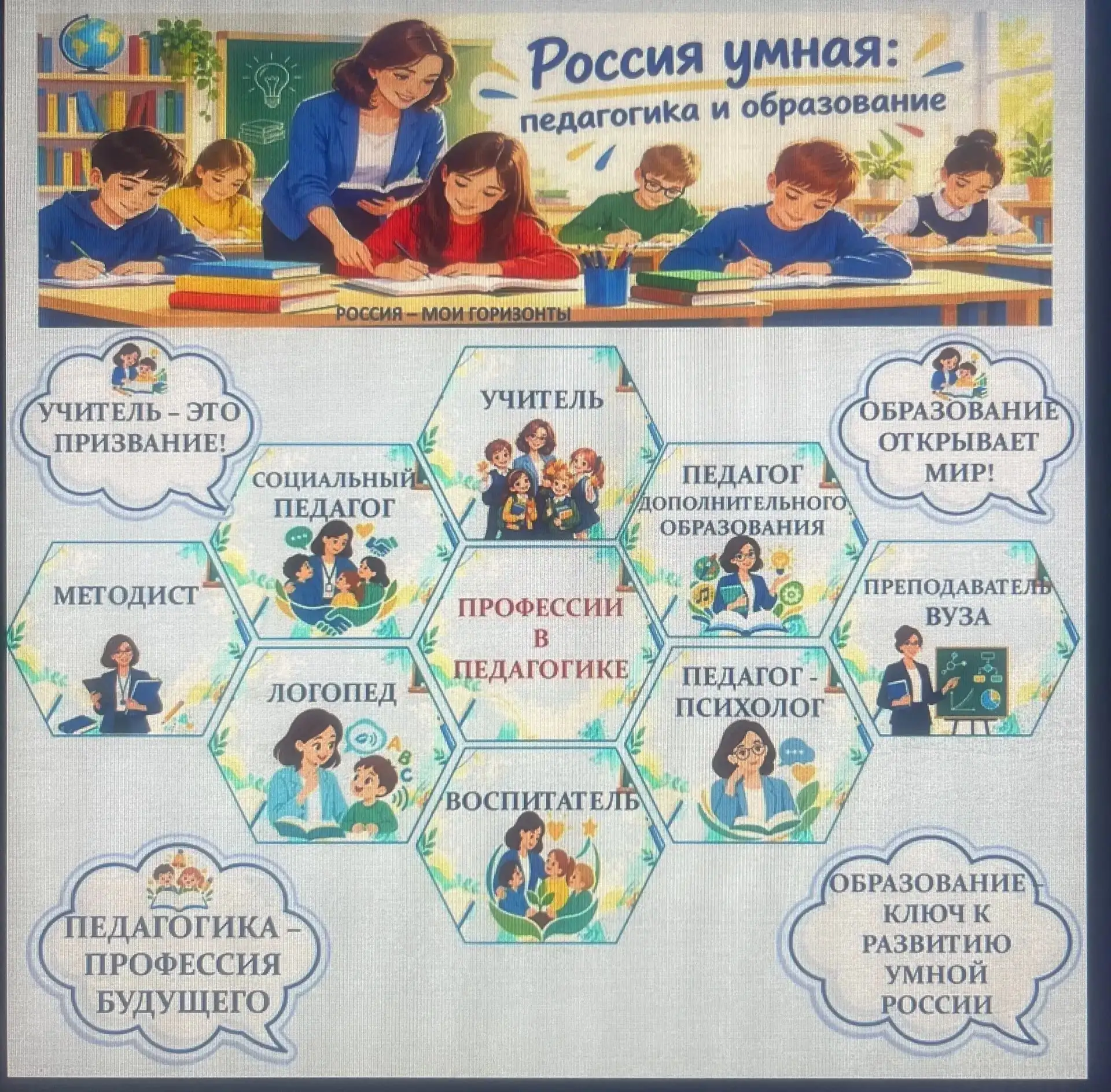 Семиклассники примерили роль учителя на занятии «Россия умная: педагогика и образование»