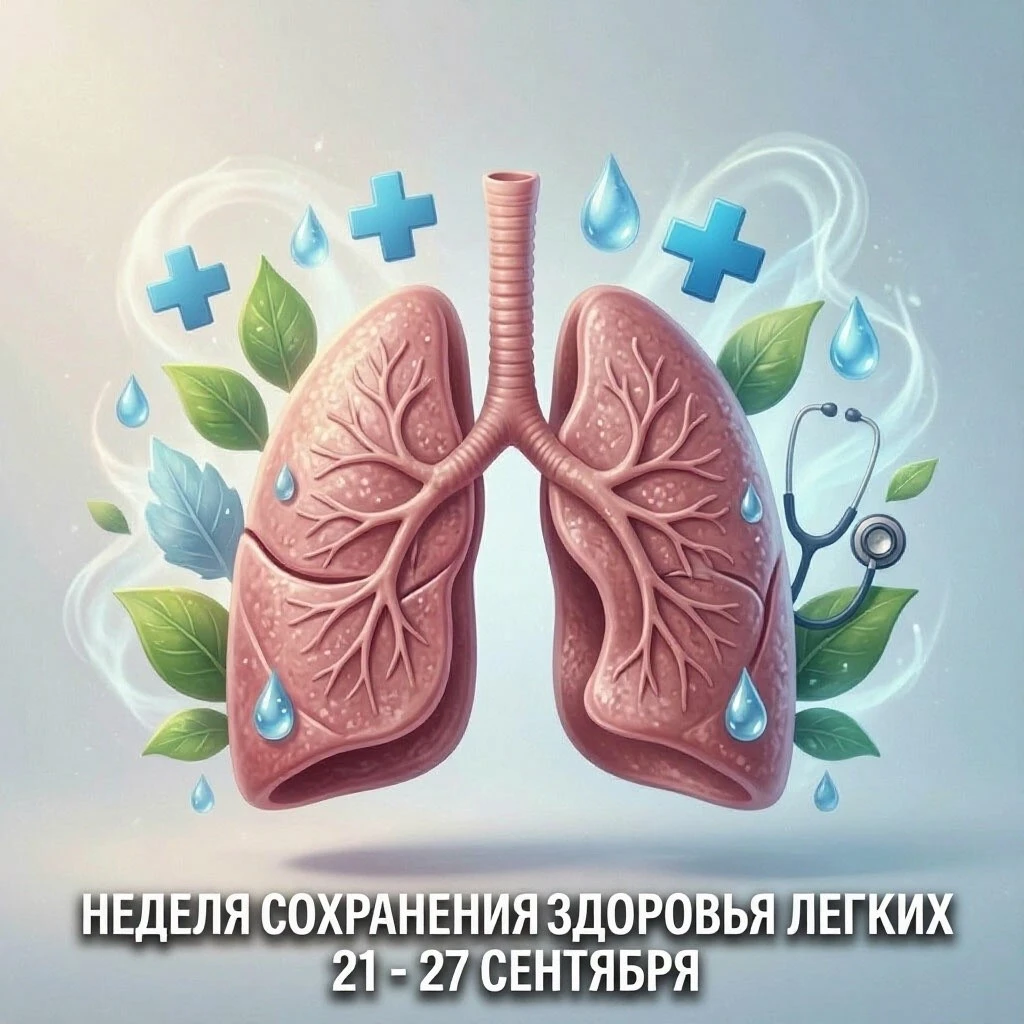 С 21 по 27 сентября Минздрав проводит Неделю сохранения здоровья лёгких. Это отличный п...