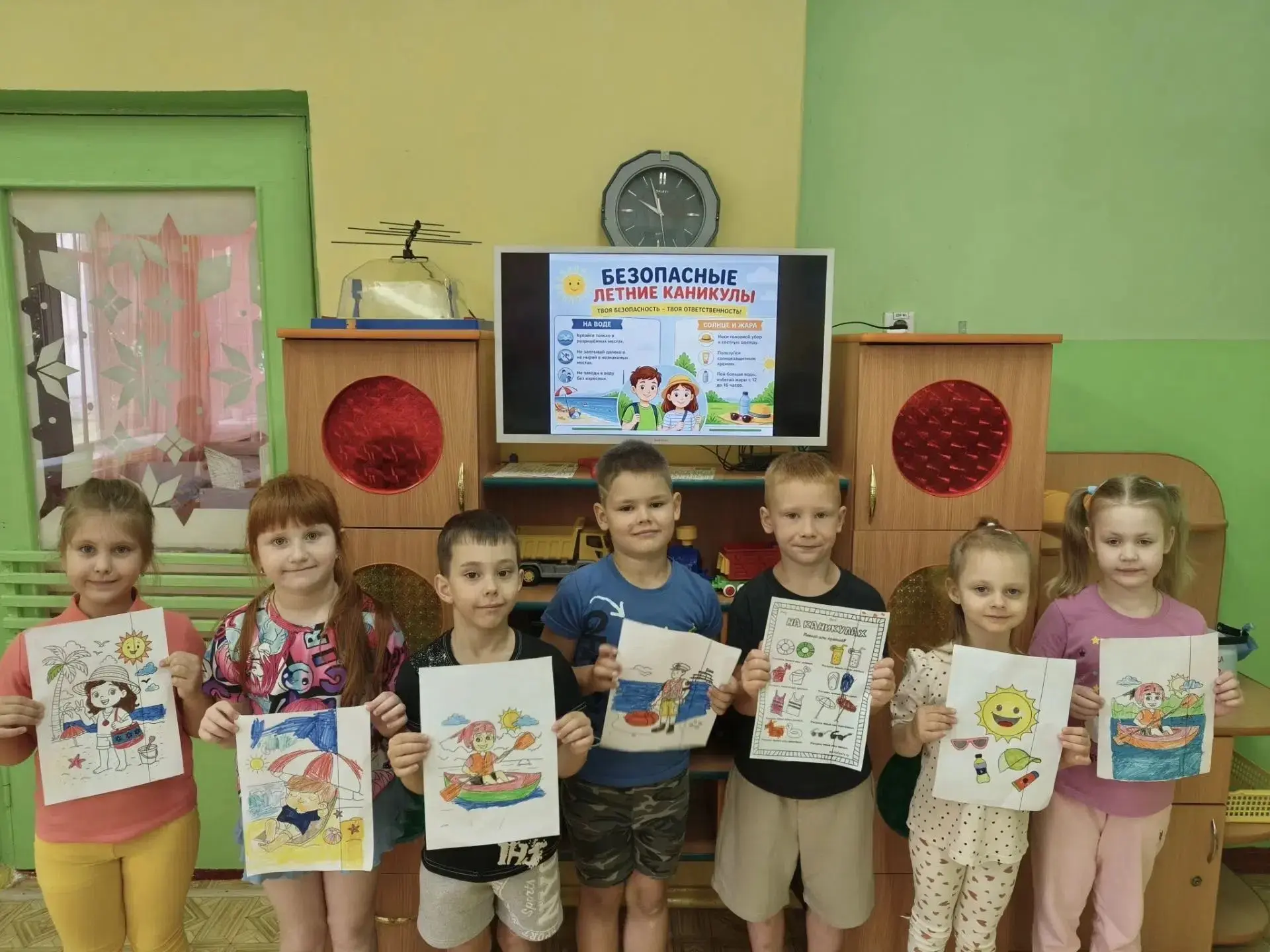 ☀️🌊 Безопасность на воде и на солнце: учимся быть внимательными! 🌊☀️