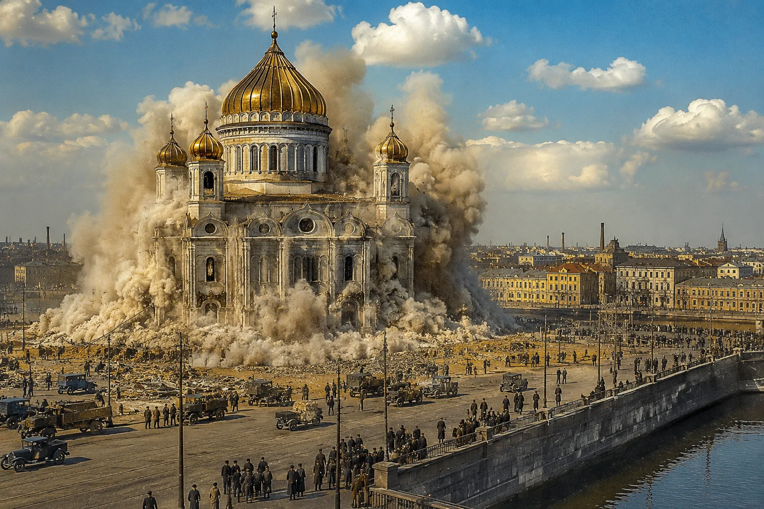 🏛 Почему взорвали храм, который строили больше 40 лет?

В 1931 году в центре Москвы был взорван Хра