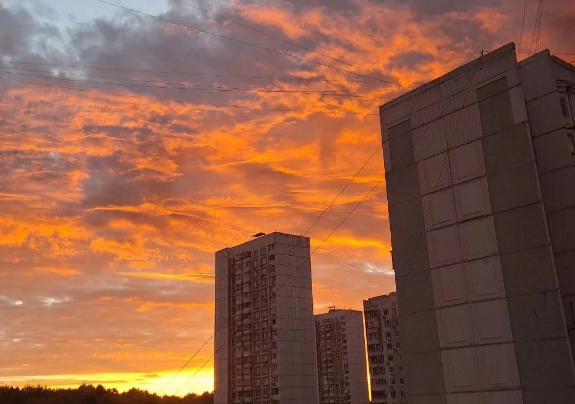 🌅 Божественный закат в Митино