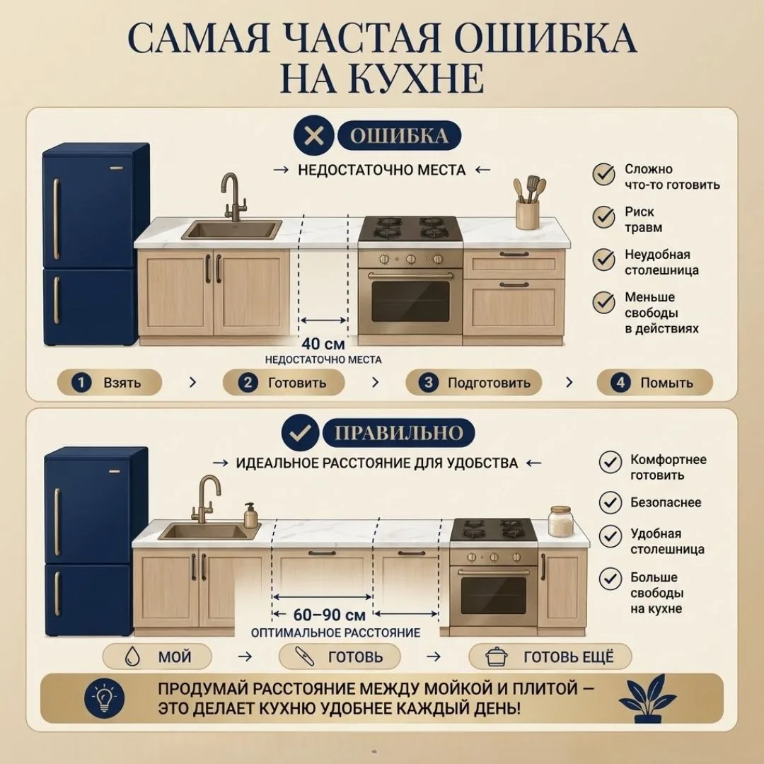 👆Полезные советы для удобства на Вашей кухне.