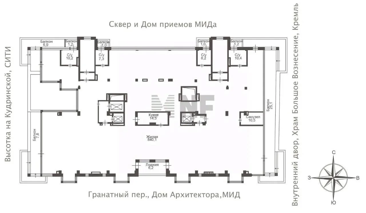 🏙 На вторичном рынке Москвы продают пентхаус за 2,9 млрд рублей