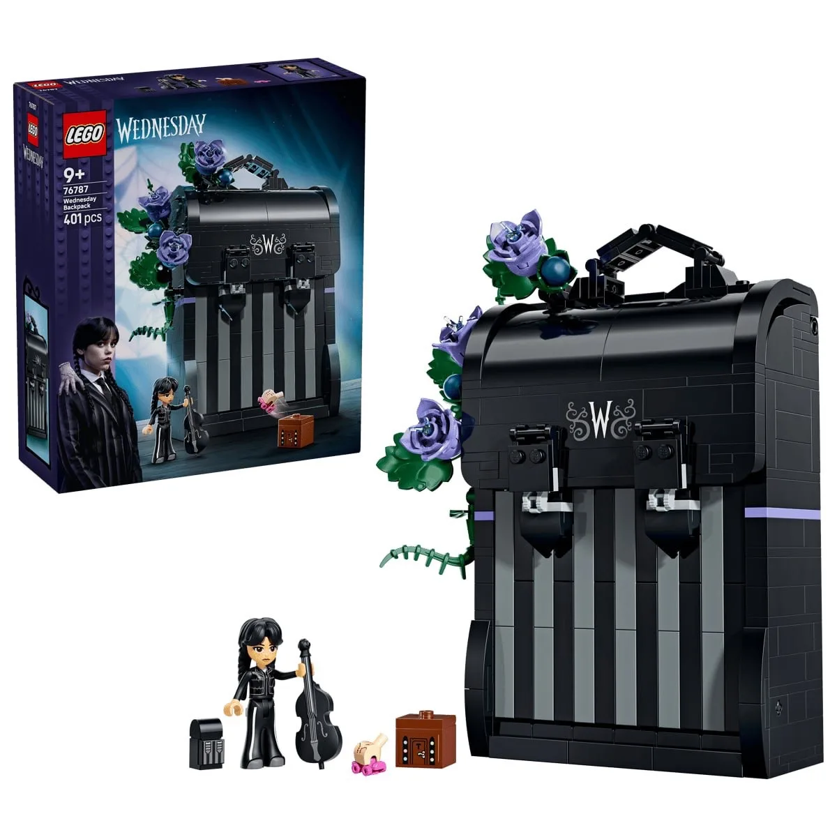 😱LEGO Wednesday возвращается сразу в двух новых форматах

• 76787 «Рюкзак Венсдей» — 🧱 401, 🧍‍♂️ 